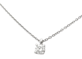 Tiffany Necklace Solitaire Diamond