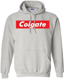 Sweat à capuche avec logo Colgate
