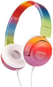 Auriculares plegables arcoiris