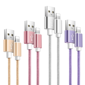 Cables de cargador de colores