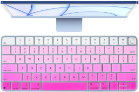 Couverture de clavier rose