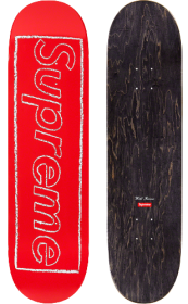 Skateboard Supreme Logo x Kaws