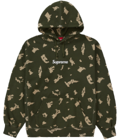 Sweat à capuche Olive Russian Camo