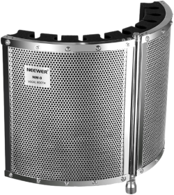 Escudo de micrófono plegable