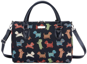 Bolsa de lona con diseño de mascota.