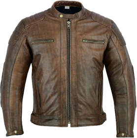 Giacca da moto in pelle