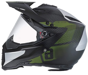 Casco da motocross per adulti in fibra di carbonio