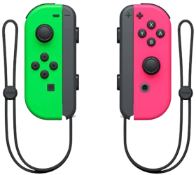 Комплект Joy-Con зелено-неоново розово
