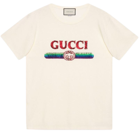 T-shirt oversize avec logo Gucci
