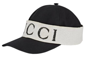 Casquette de baseball à bande logo Gucci
