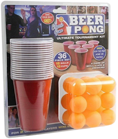 Juego de pong de cerveza
