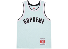 Maglia da basket Supreme Mitchell & Ness azzurra