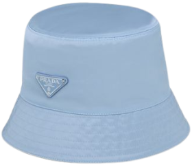 Prada Nylon Bucket Hat Blue