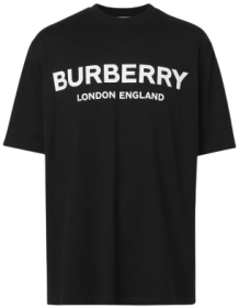 Camiseta De Algodón Con Logo Estampado