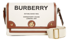 Bolso Note Mini De Algodón Técnico Y Piel