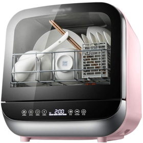 Electric Portable Countertop Small Dishwasher