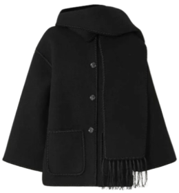 Toteme volně splývavá bunda s třásněmi