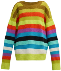 Christopher John Rogers Oversize pruhovaný svetr