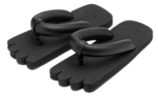 Avavav Finger Flop Black