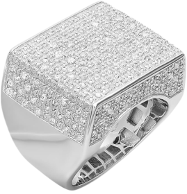 Anillo helado 3/4 ct