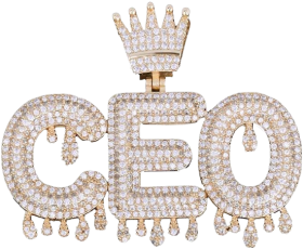 Colgante Coronado Brillante