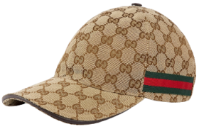 Șapcă de baseball din pânză GG originală, cu dungă Web