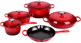 Le Creuset Signature Cast Iron Cookware Set