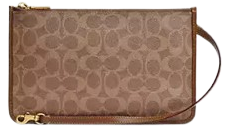 New York Zip Pouch In Signature Canvas