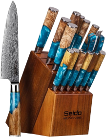 16-Piece Executive Knife Block Set Super Steel