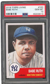 Babe Ruth 2018 Topps Living Baseball Card #100