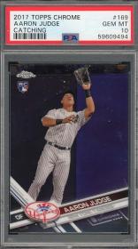 Aaron Judge 2017 Topps Chrome Baseball Rookie Card RC #169