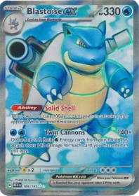 Blastoise ex 184/165 - Pokemon 151 Single Card