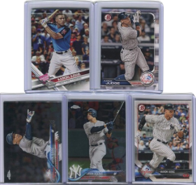 Aaron Judge New York Yankees Assorted Baseball Cards 5 Card Lot