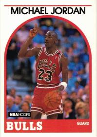 1989-90 NBA Hoops #200 Michael Jordan Basketball Card - Chicago Bulls