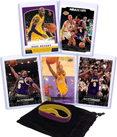 Kobe Bryant 5 Assorted Basketball Cards Bundle - Los Angeles Lakers Trading Cards - MVP # 24