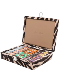 Hector Saxe x Brown Zebra Poker Set