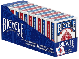 Bicycle Black Playing Cards, Standard 12 Decks