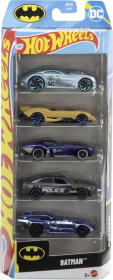 Hot Wheels Batman Toy Car 5-Pack