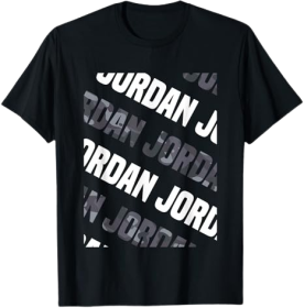 Diagonal Jordan Pattern T-shirt