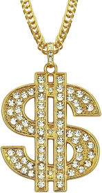 Bling Bling Dollar Sign Pendant