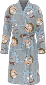 Rick and Morty Fleece Robe