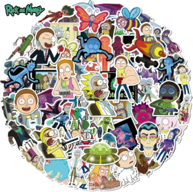 Rick and Morty Sticker Pack of 50