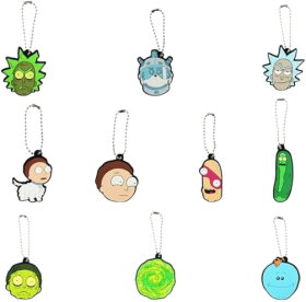 Rick and Morty Keychain Charms Set