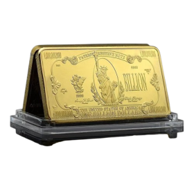Fake Billion Dollar Gold Bar Paperweight