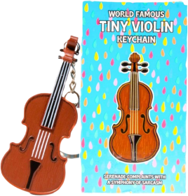 World’s Smallest Violin Keychain