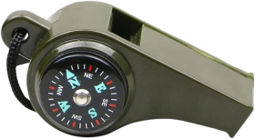 Camping Whistle with Compass
