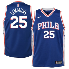 Youth Philadelphia 76ers Ben Simmons Jersey