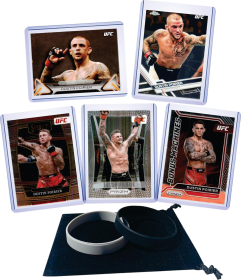 Dustin Poirier UFC (5) Assorted Trading Card Bundle