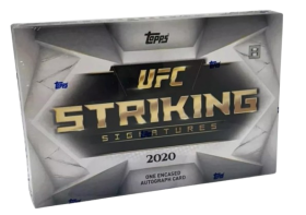 2020 Topps UFC Striking Signatures Factory Hobby Box