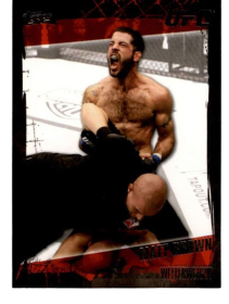 2010 Topps UFC #27 Matt Brown UFC MMA Card NM